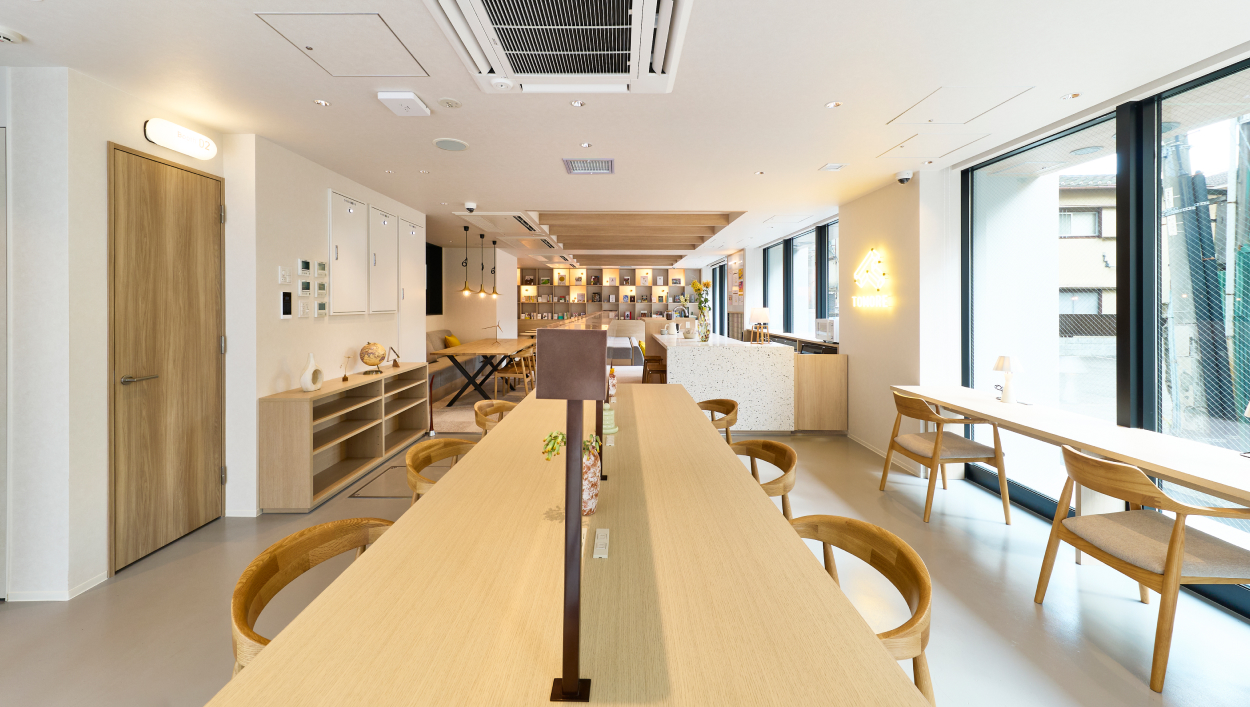 Co-working（2025年2月撮影）